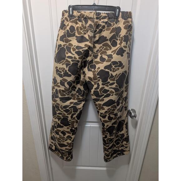 Vtg GORETEX Fishing Hunting Camo Rain Pants Mens Large Regular Made In USA - Picture 6 of 7